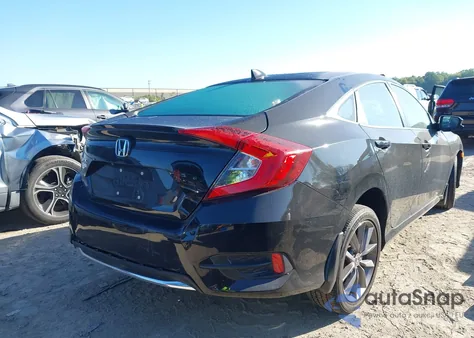 2020 Honda Civic Ex из США, поврежденный, VIN 19XFC1F36LE000881